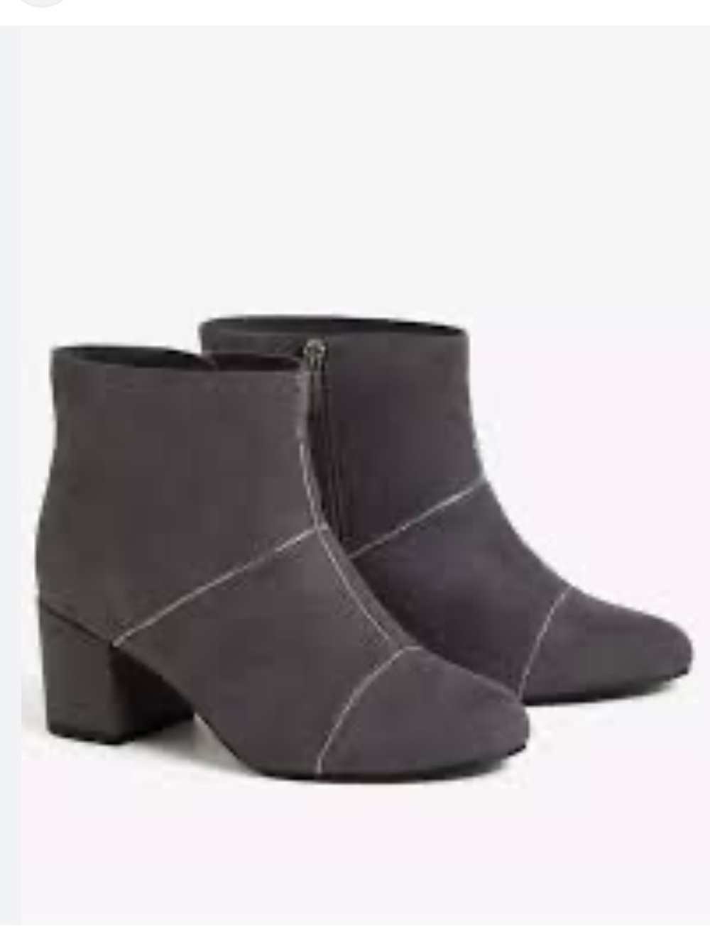 Torrid Gray Rhinestone Heeled Ankle Boots
